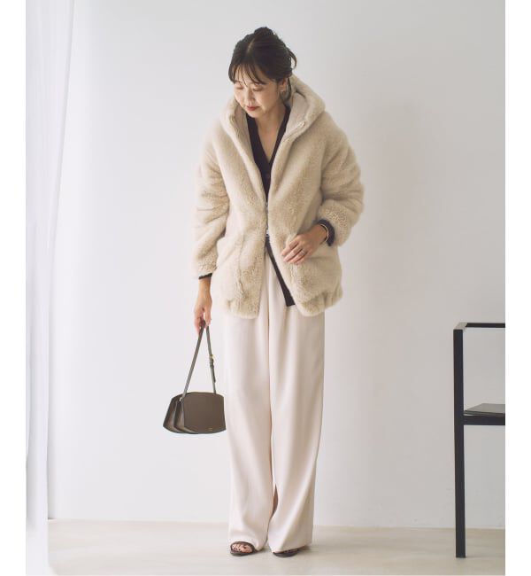 Plage「《WEB限定追加予約》Vegancode / ヴィ―ガンコード FAUX FUR ブルゾン」|その他|