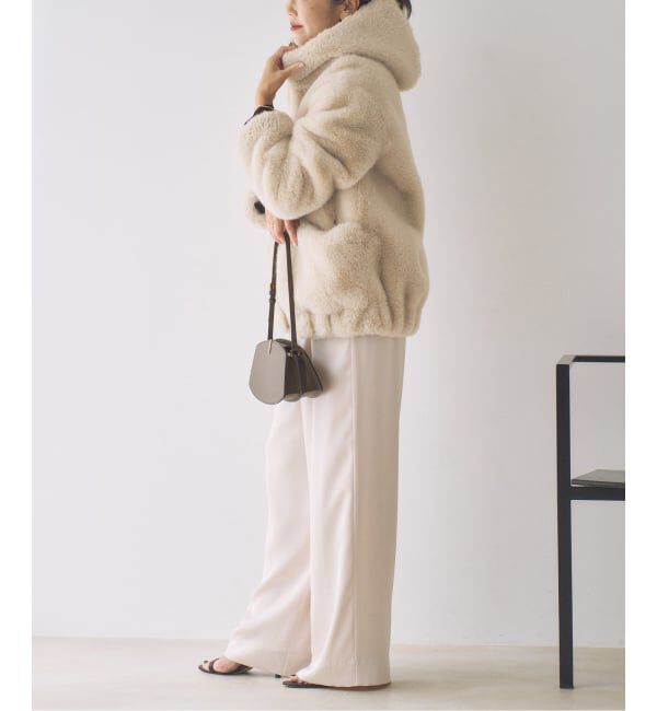 Plage「《WEB限定追加予約》Vegancode / ヴィ―ガンコード FAUX FUR ブルゾン」|その他|