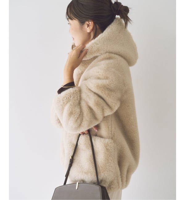 Plage「《WEB限定追加予約》Vegancode / ヴィ―ガンコード FAUX FUR ブルゾン」|その他|