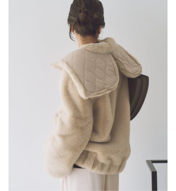Plage「《WEB限定追加予約》Vegancode / ヴィ―ガンコード FAUX FUR ブルゾン」|その他|