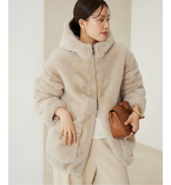 Plage「《WEB限定追加予約》Vegancode / ヴィ―ガンコード FAUX FUR ブルゾン」|その他|