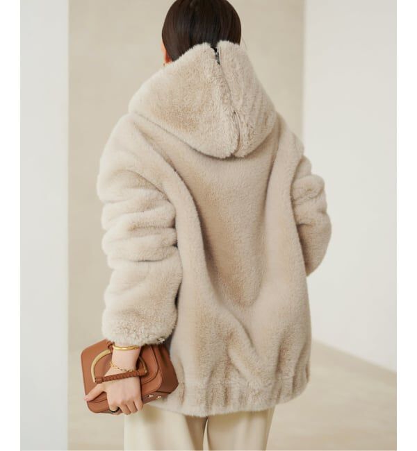 Plage「《WEB限定追加予約》Vegancode / ヴィ―ガンコード FAUX FUR ブルゾン」|その他|