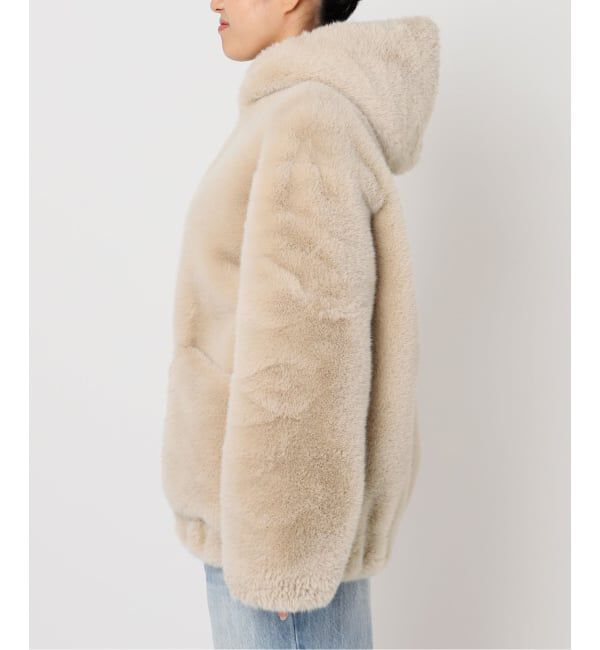Plage「《WEB限定追加予約》Vegancode / ヴィ―ガンコード FAUX FUR ブルゾン」|その他|