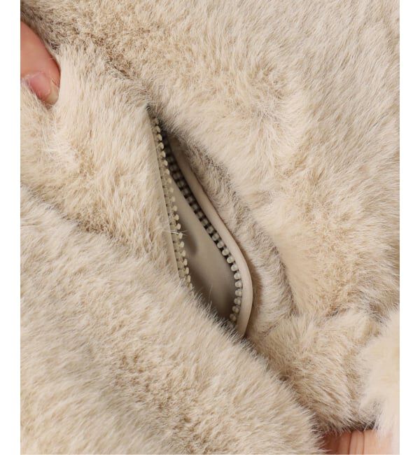 Plage「《WEB限定追加予約》Vegancode / ヴィ―ガンコード FAUX FUR ブルゾン」|その他|