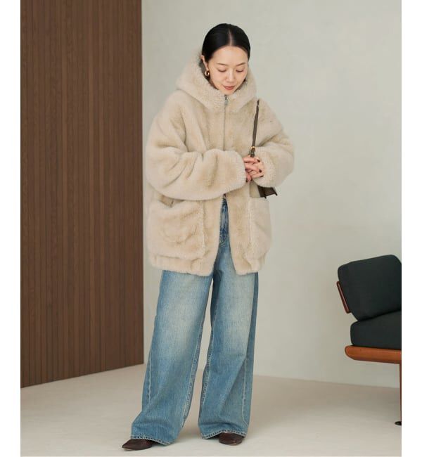 Plage「《WEB限定追加予約》Vegancode / ヴィ―ガンコード FAUX FUR ブルゾン」|その他|
