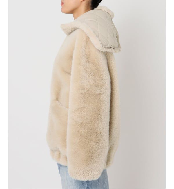 Plage「《WEB限定追加予約》Vegancode / ヴィ―ガンコード FAUX FUR ブルゾン」|その他|