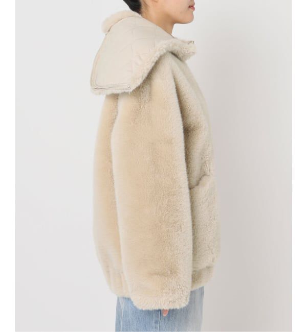 Plage「《WEB限定追加予約》Vegancode / ヴィ―ガンコード FAUX FUR ブルゾン」|その他|