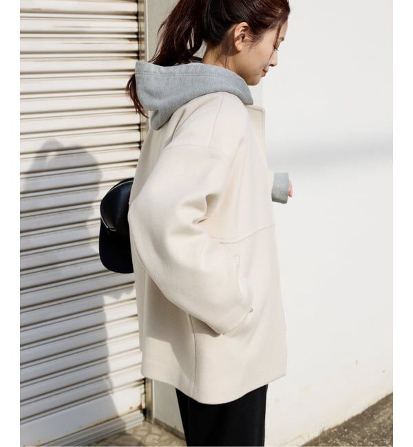 JOURNAL STANDARD「《追加予約》スーパー140ビーバーノーカラーショートコート」|ノーカラーコート|