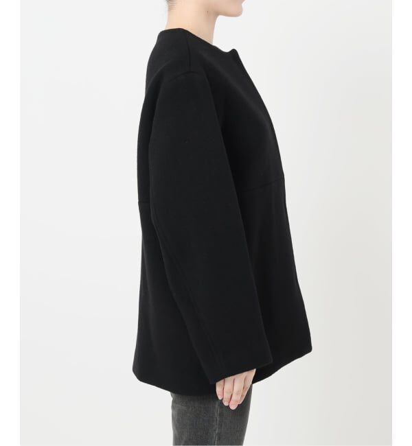 JOURNAL STANDARD relume「《追加予約 / 新色》スーパーファインビーバークルーネックコート」|ノーカラーコート|