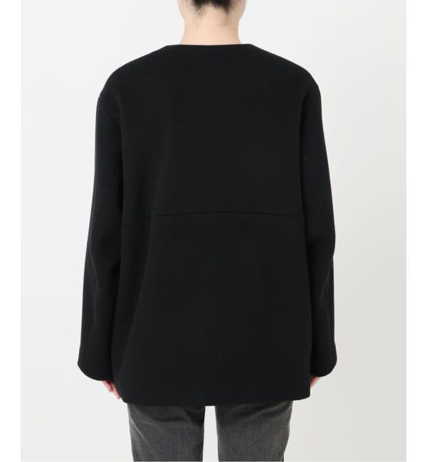 JOURNAL STANDARD relume「《追加予約 / 新色》スーパーファインビーバークルーネックコート」|ノーカラーコート|