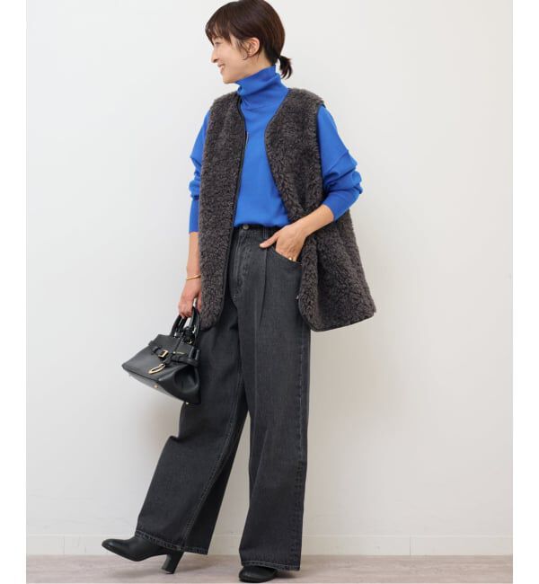 JOURNAL STANDARD relume「《追加予約》シープフェイクファージップベスト」|ダウンベスト・ベスト|