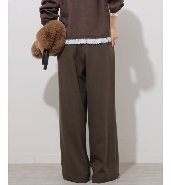 JOURNAL STANDARD relume「《予約》ツイーディーツイルタックワイドパンツ」|スラックス|