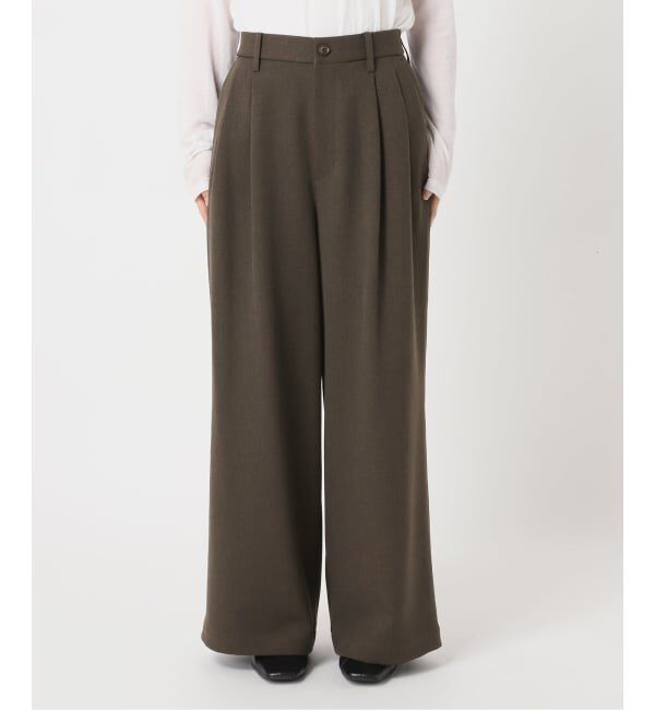 JOURNAL STANDARD relume「《予約》ツイーディーツイルタックワイドパンツ」|スラックス|