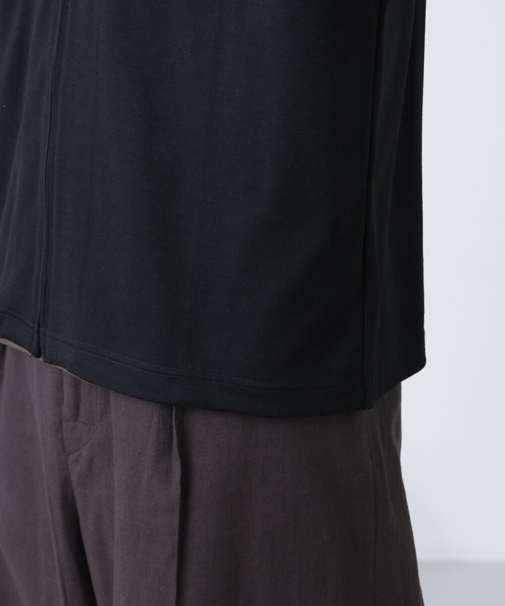 NANO universe「「ALL-DAYS COMFORT 100% WOOL」 ZIPプルオーバー」|Tシャツ・カットソー|