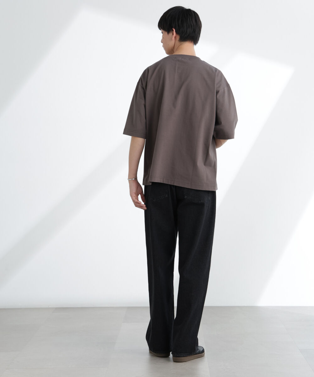 NANO universe「ヘビーウェイトワイドTシャツ 半袖」|Tシャツ・カットソー|