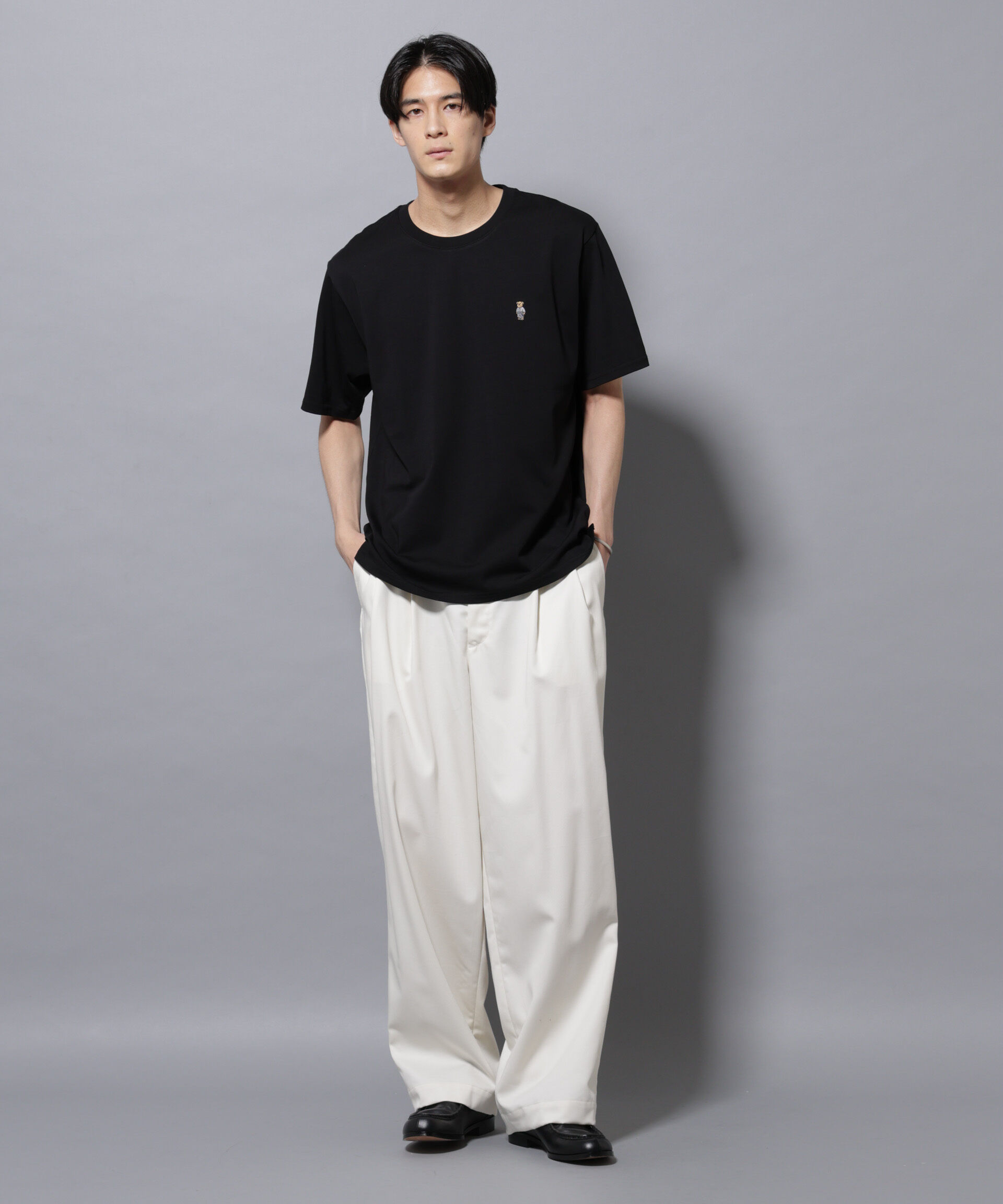 NANO universe「ナノベアTシャツ 半袖 夏服Ver.2」|Tシャツ・カットソー|