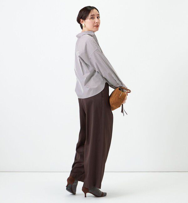 NOLLEY'S「【一部WEB限定サイズ】ウォッシャブルロビンソンツイルデザインパンツ」|その他|