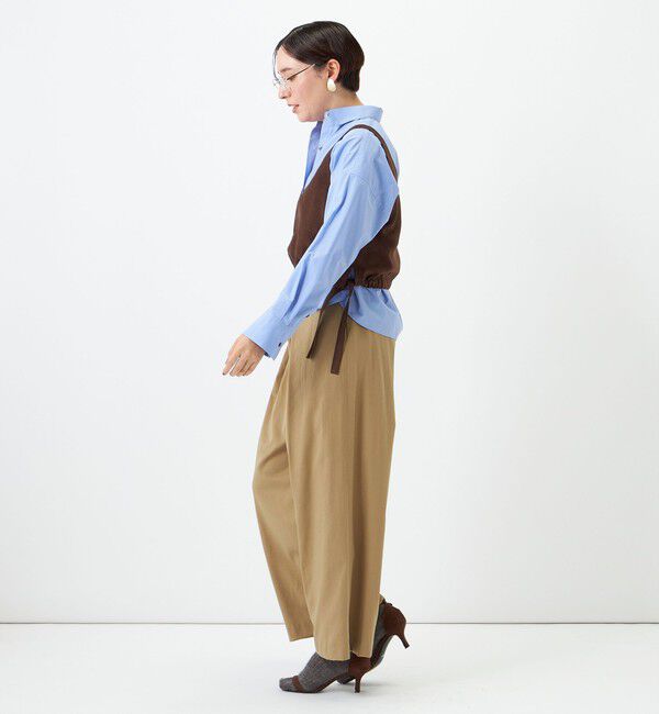 NOLLEY'S「【一部WEB限定サイズ】ウォッシャブルロビンソンツイルデザインパンツ」|その他|