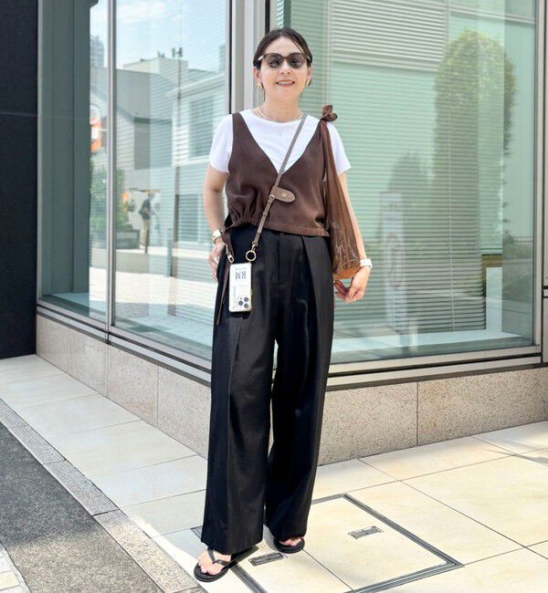 NOLLEY'S「【一部WEB限定サイズ】ウォッシャブルロビンソンツイルデザインパンツ」|その他|