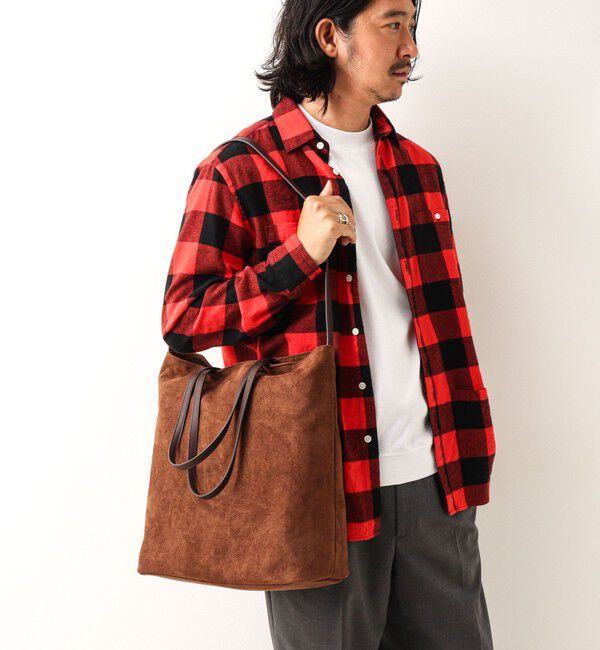 NOLLEY'S goodman「【Un coeur/アンクール】K906021 SUEDE DRAPE 2WAY TOTE」|トートバッグ|