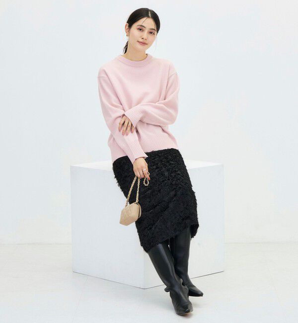 NOLLEY'S「【WEB＆店舗限定カラーあり】MUSICクルーネックプルオーバー」|ニット・セーター|