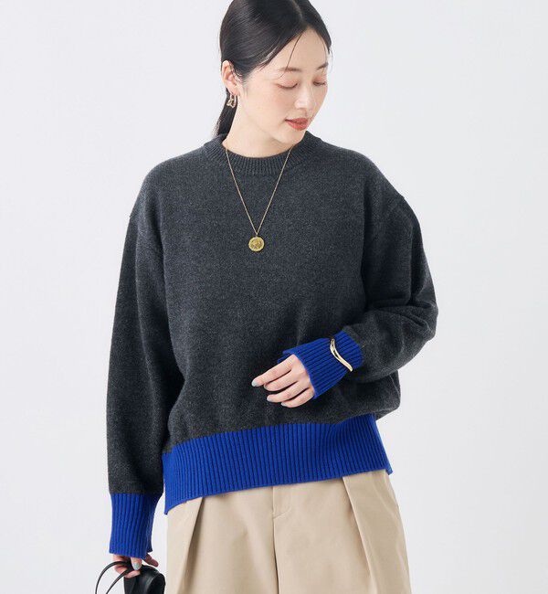 NOLLEY'S「【WEB＆店舗限定カラーあり】MUSICクルーネックプルオーバー」|ニット・セーター|