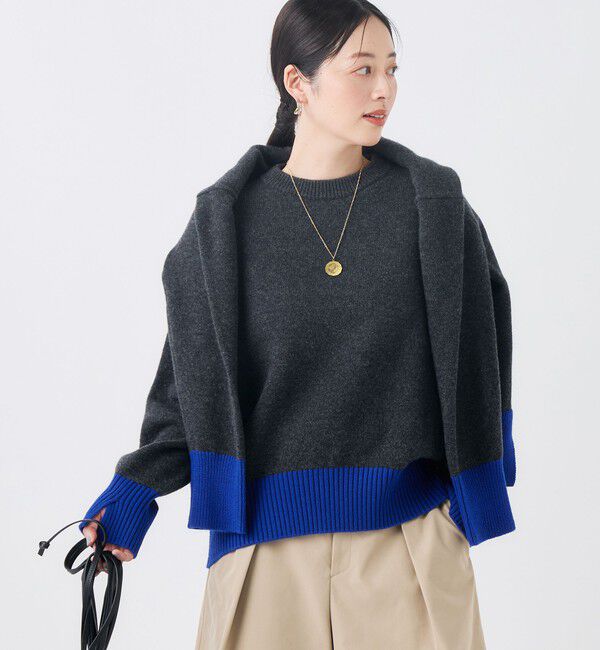 NOLLEY'S「【WEB＆店舗限定カラーあり】MUSICクルーネックプルオーバー」|ニット・セーター|