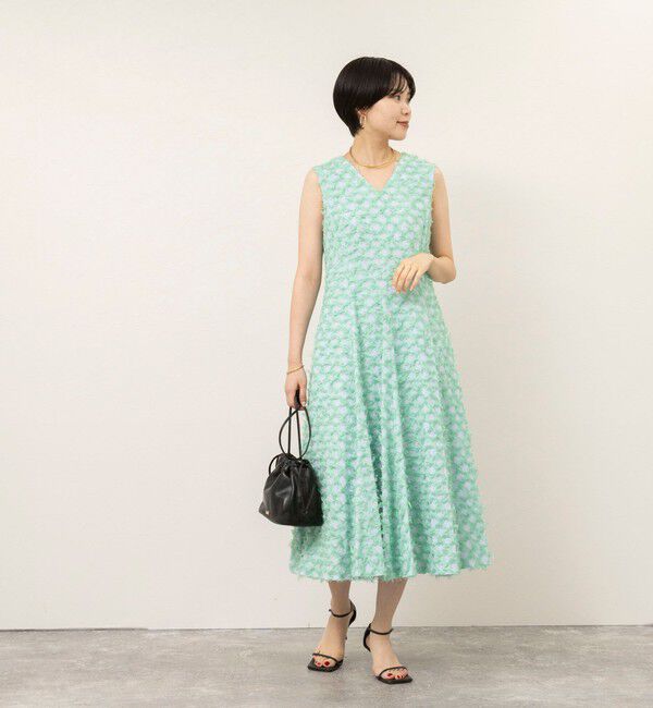 NOLLEY'S sophi「【WEB＆一部店舗限定】ラティスジャガードフレアワンピース」|ワンピース|