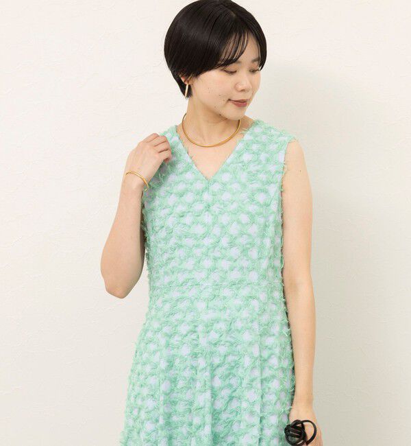 NOLLEY'S sophi「【WEB＆一部店舗限定】ラティスジャガードフレアワンピース」|ワンピース|