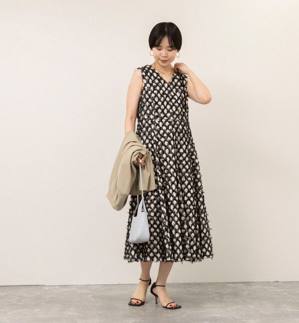 NOLLEY'S sophi「【WEB＆一部店舗限定】ラティスジャガードフレアワンピース」|ワンピース|