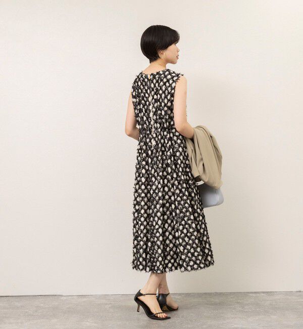 NOLLEY'S sophi「【WEB＆一部店舗限定】ラティスジャガードフレアワンピース」|ワンピース|
