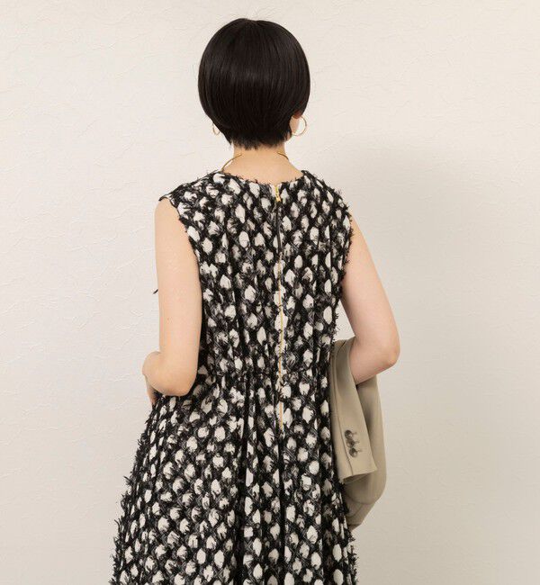 NOLLEY'S sophi「【WEB＆一部店舗限定】ラティスジャガードフレアワンピース」|ワンピース|