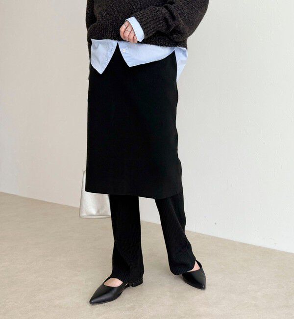 fredy emue「rib knit skirt&pants」|チノ|