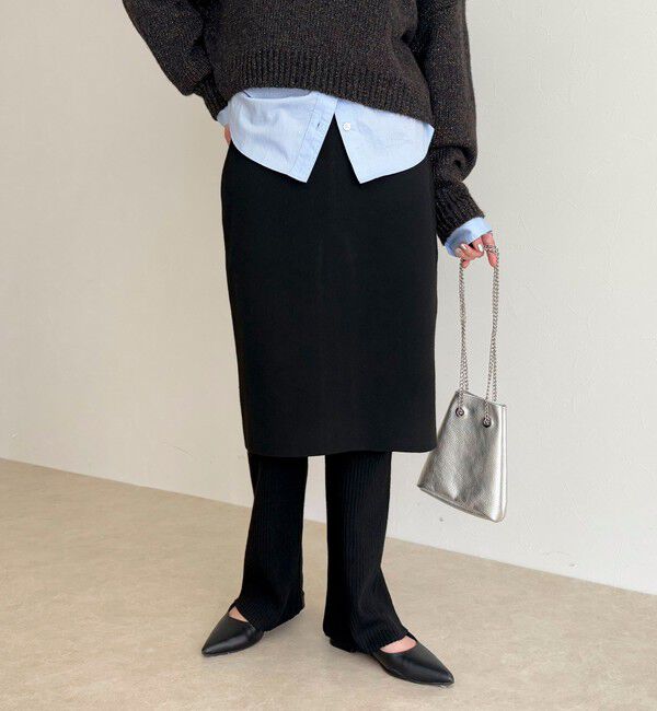 fredy emue「rib knit skirt&pants」|チノ|