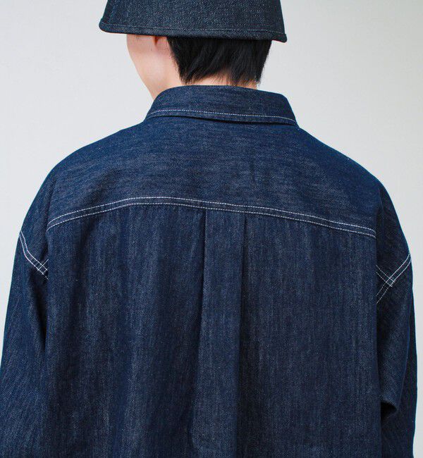 GLOSTER「【デニムのようでデニムじゃない】NON DENIM SHIRTS ノンデニムシャツ」|シャツ・ブラウス|