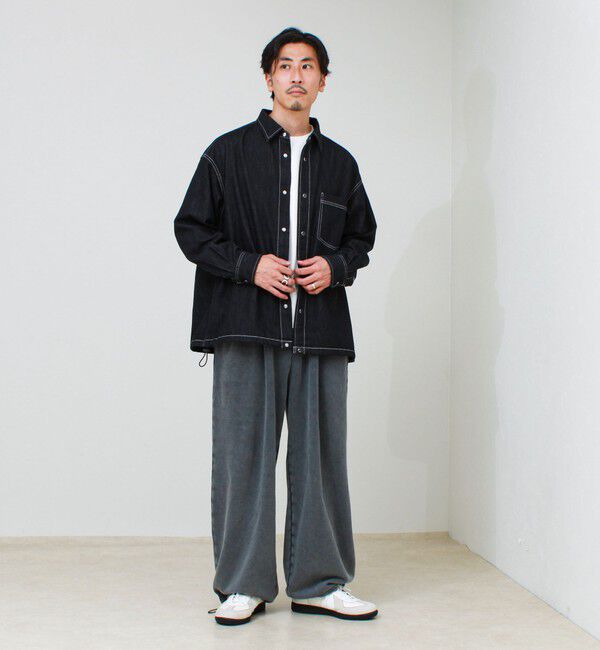 GLOSTER「【デニムのようでデニムじゃない】NON DENIM SHIRTS ノンデニムシャツ」|シャツ・ブラウス|