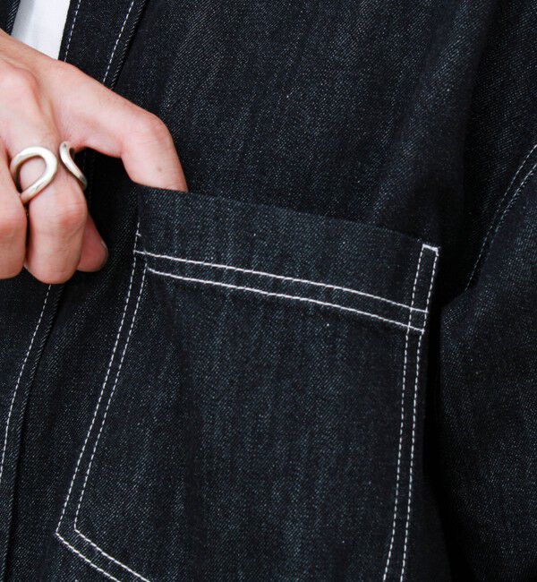 GLOSTER「【デニムのようでデニムじゃない】NON DENIM SHIRTS ノンデニムシャツ」|シャツ・ブラウス|