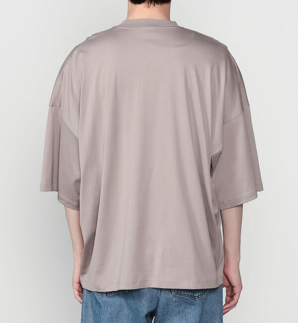 handvaerk「handvaerk | 60/2 ビッグクルーネックTシャツ SOLID MEN」|Tシャツ・カットソー|