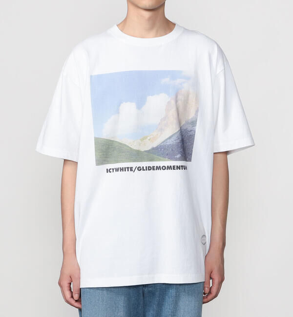  「TANGTANG | 半袖Tシャツ GASATANG ICYWHITE/GLIDEMOMENTUM MEN」|Tシャツ・カットソー|