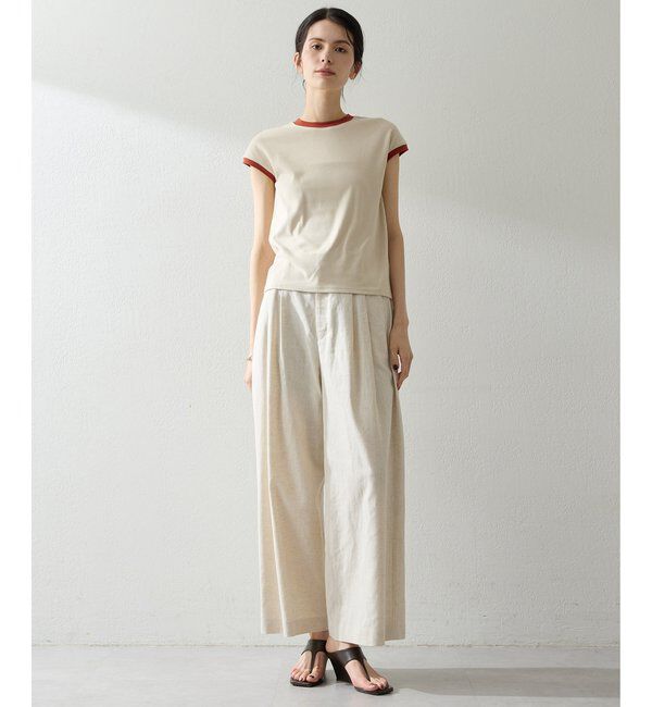 THE PAUSE「【THE PAUSE】コットンリネンタックパンツ」|その他|