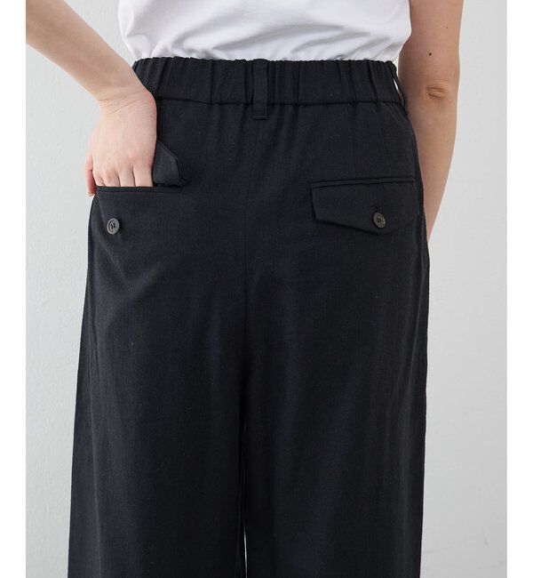 THE PAUSE「【THE PAUSE】コットンリネンタックパンツ」|その他|
