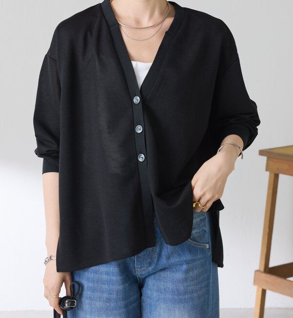  「【ロングシーズン着れる】シアーダンボールカーディガン」|Tシャツ・カットソー|
