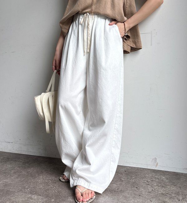  「デニムワイドイージーパンツ」|デニム|