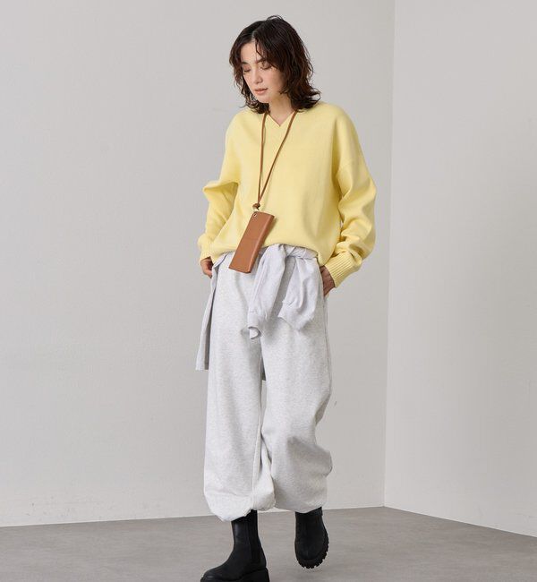  「【A・MONN】【EC・店舗限定色あり】Vネックニットプルオーバー」|ニット・セーター|