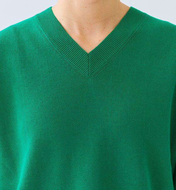  「【A・MONN】【EC・店舗限定色あり】Vネックニットプルオーバー」|ニット・セーター|