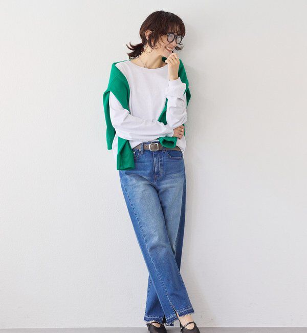  「【A・MONN】【EC・店舗限定色あり】Vネックニットプルオーバー」|ニット・セーター|