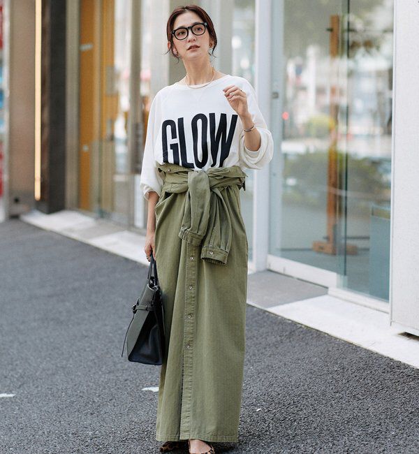  「【Yossshiiii企画】GLOWカットオフスウェット」|Tシャツ・カットソー|