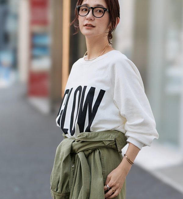  「【Yossshiiii企画】GLOWカットオフスウェット」|Tシャツ・カットソー|