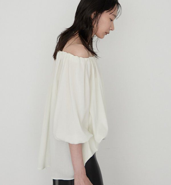 「《セットアップ可》【JAPAN MADE】カラミメッシュオフショルプルオーバー」|シャツ・ブラウス|