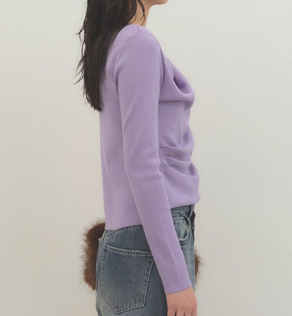  「《着映えトップス》ドレープニット」|ニット・セーター|